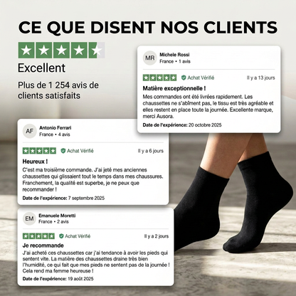 Chaussette en fibre de bambou